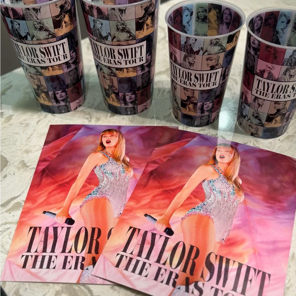 Taylor Swift the eras tour movie merch Bundle of 6 items